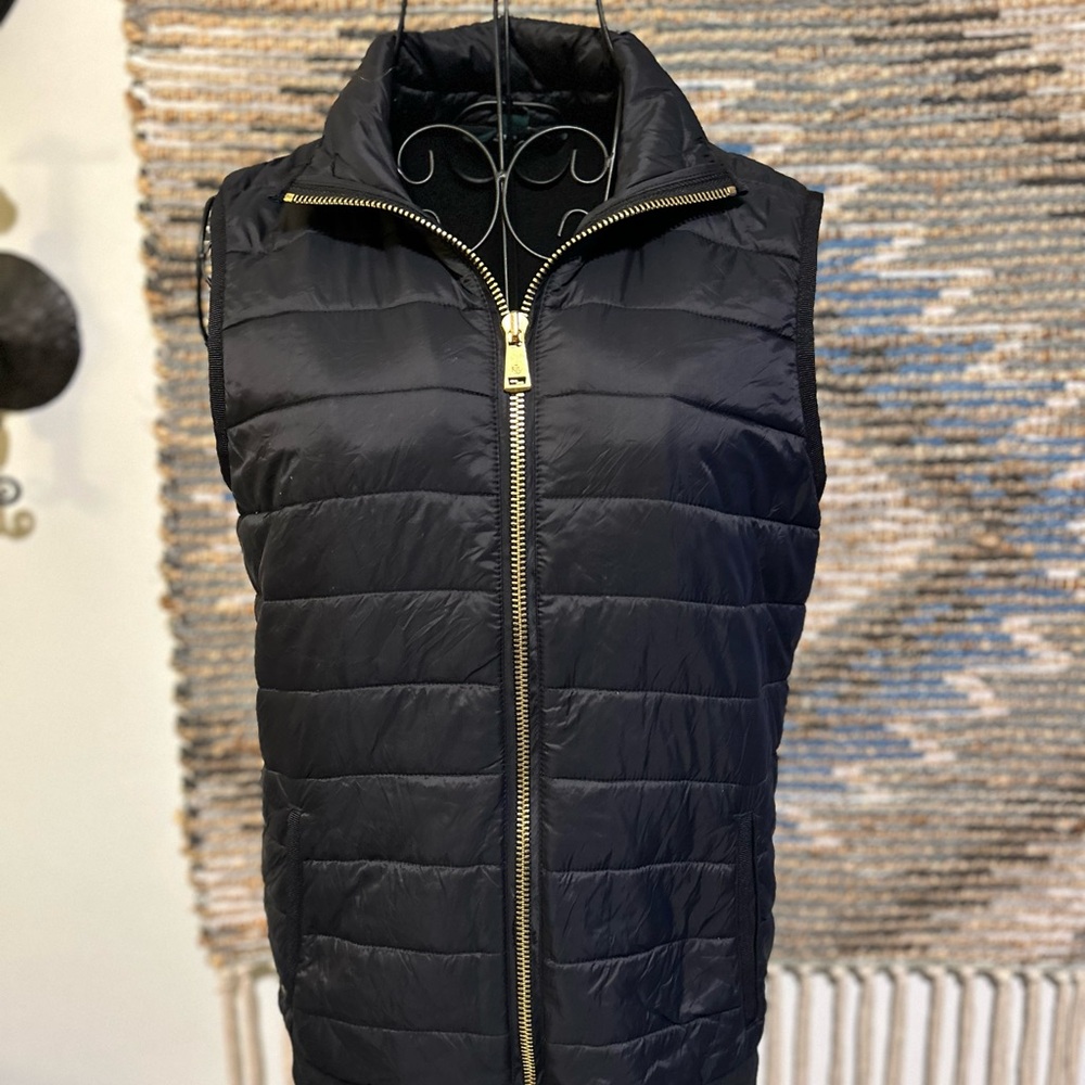 Ralph Lauren Black Quilted Vest